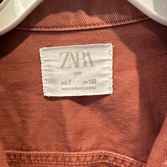 Zara kids denim unisex jacket size 7 - Picture 3 of 6
